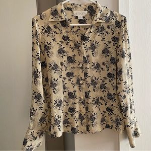 Casual Corner Annex Floral Blouse